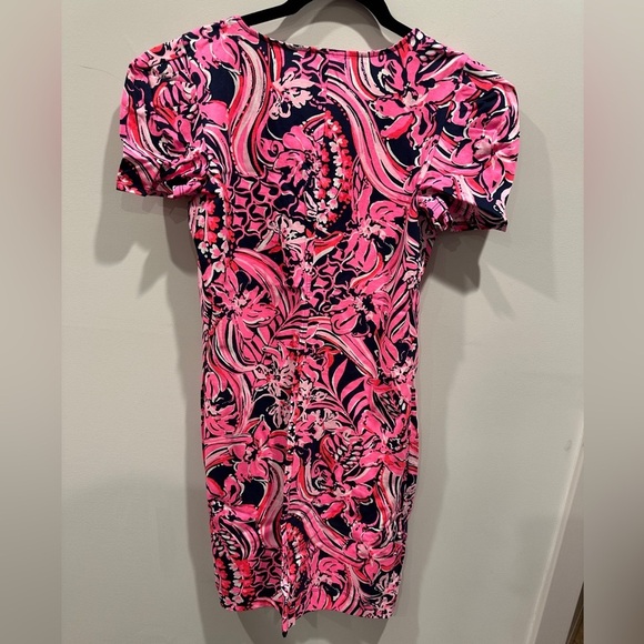Lilly Pulitzer 100% cotton Aleece Floral Dress - Picture 3 of 8
